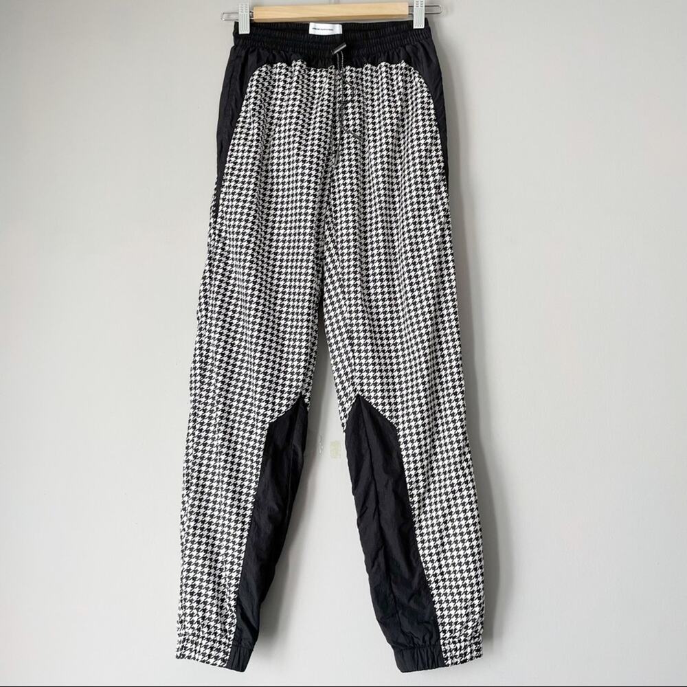 Urban Outfitters Houndstooth Black & White Track Pants